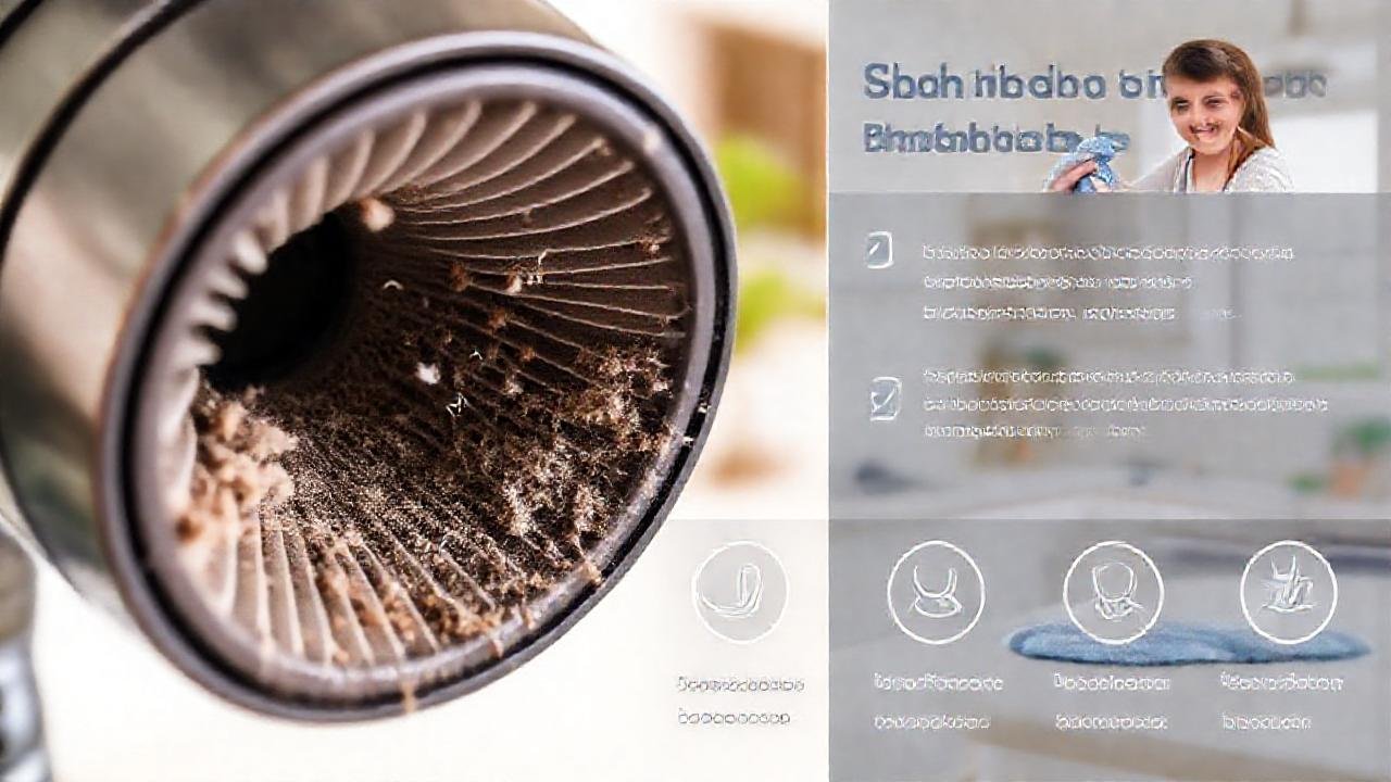 Filtro de vacío limpia suavemente, felizmente