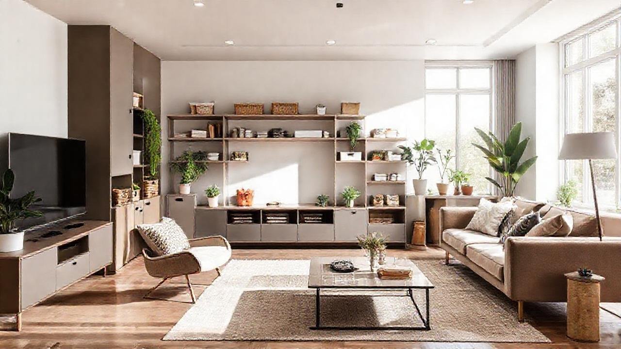 Un salón moderno