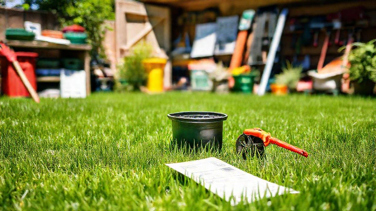 Cuidado del césped: verde y ordenado