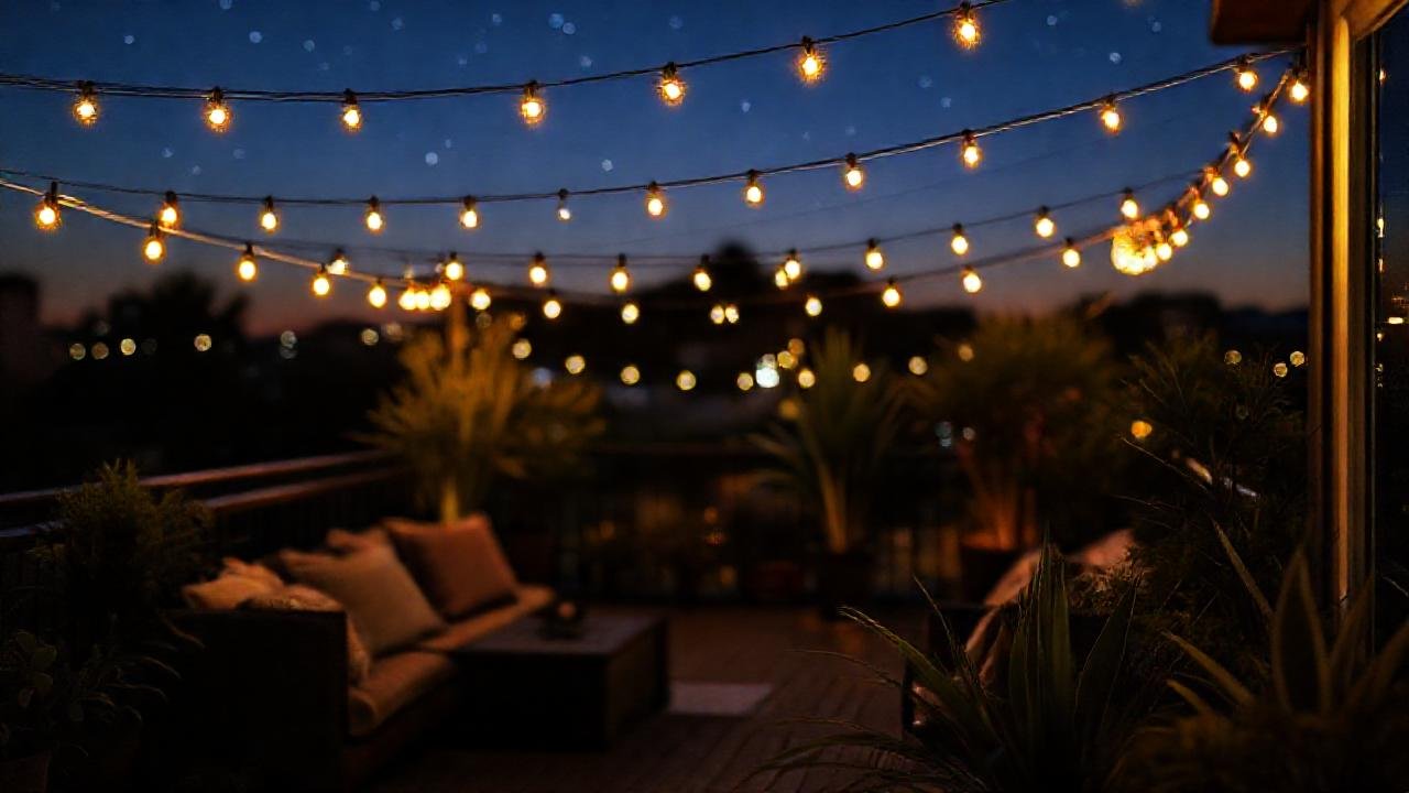 Una terraza cálida