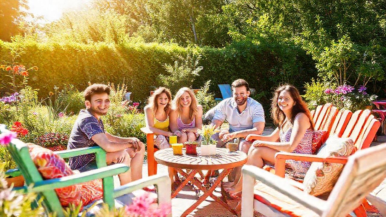 Un hogar alegre y vibrante