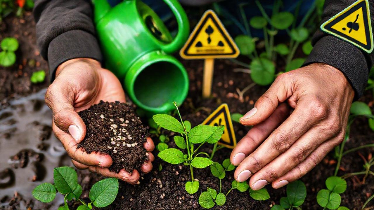 La naturaleza se marchita en contaminación