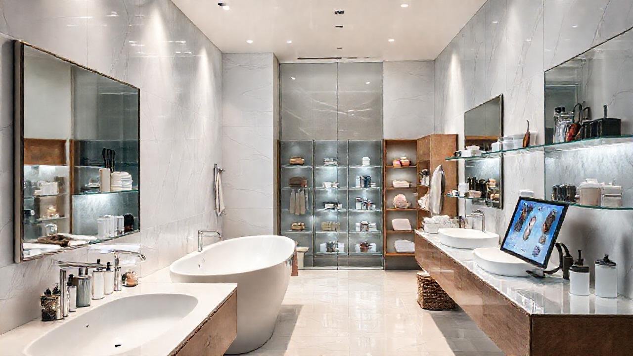 Compras online de baño lujoso y moderno