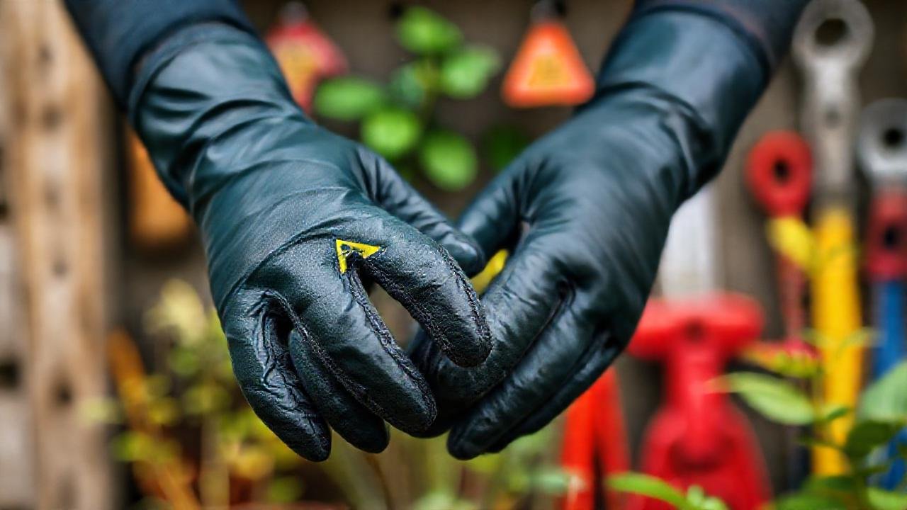Guantes protegen contra riesgos de jardín