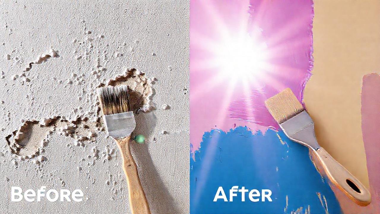 La reparación transforma un muro dañado