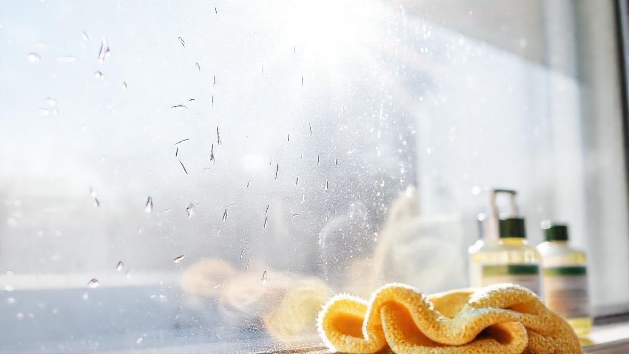 Ventana brillante, limpieza impecable y estética invitante