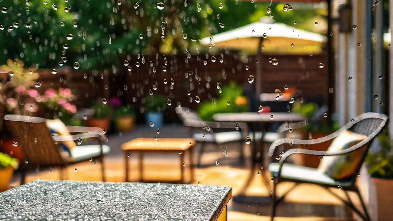 Muebles de exterior evocan un ambiente vibrante