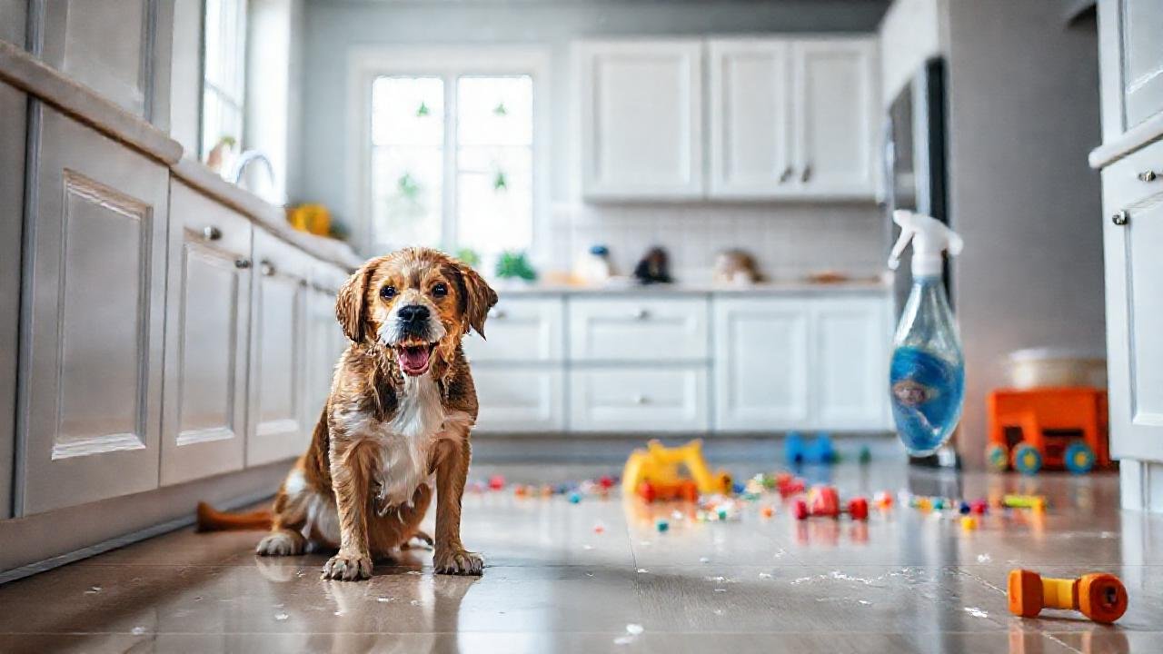 Cocina limpia y profesionalmente iluminada