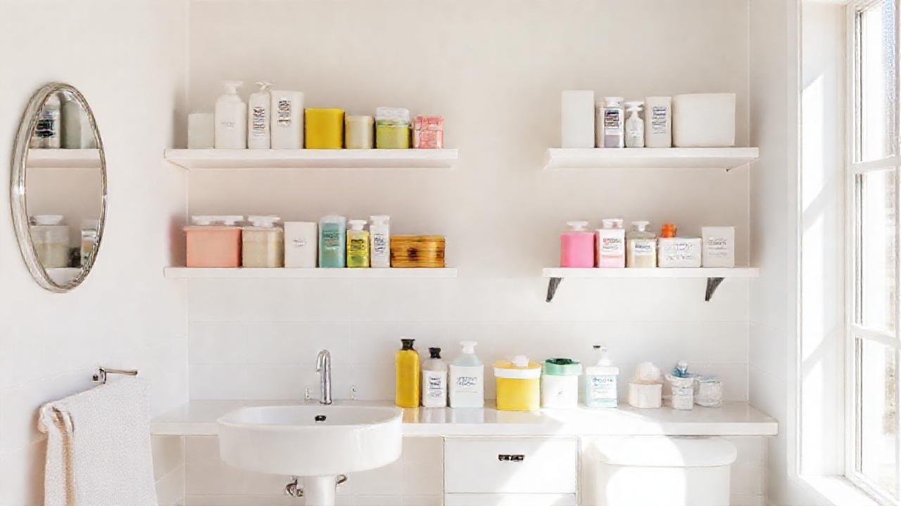 Un baño brillante y ordenado inspira