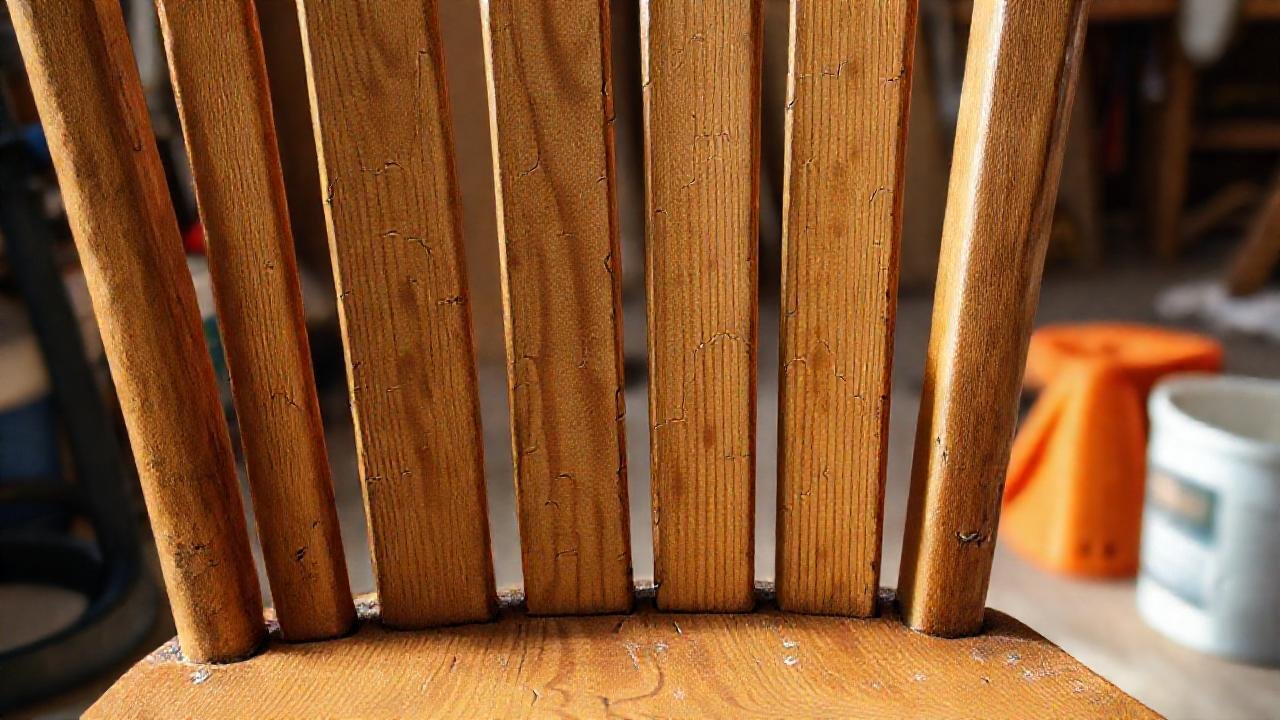 Se restaura una silla de madera