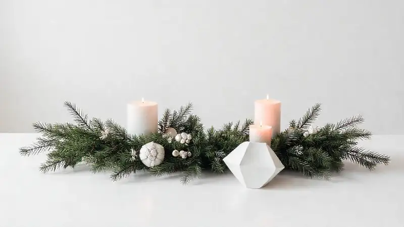 Un centro navideño escandinavo