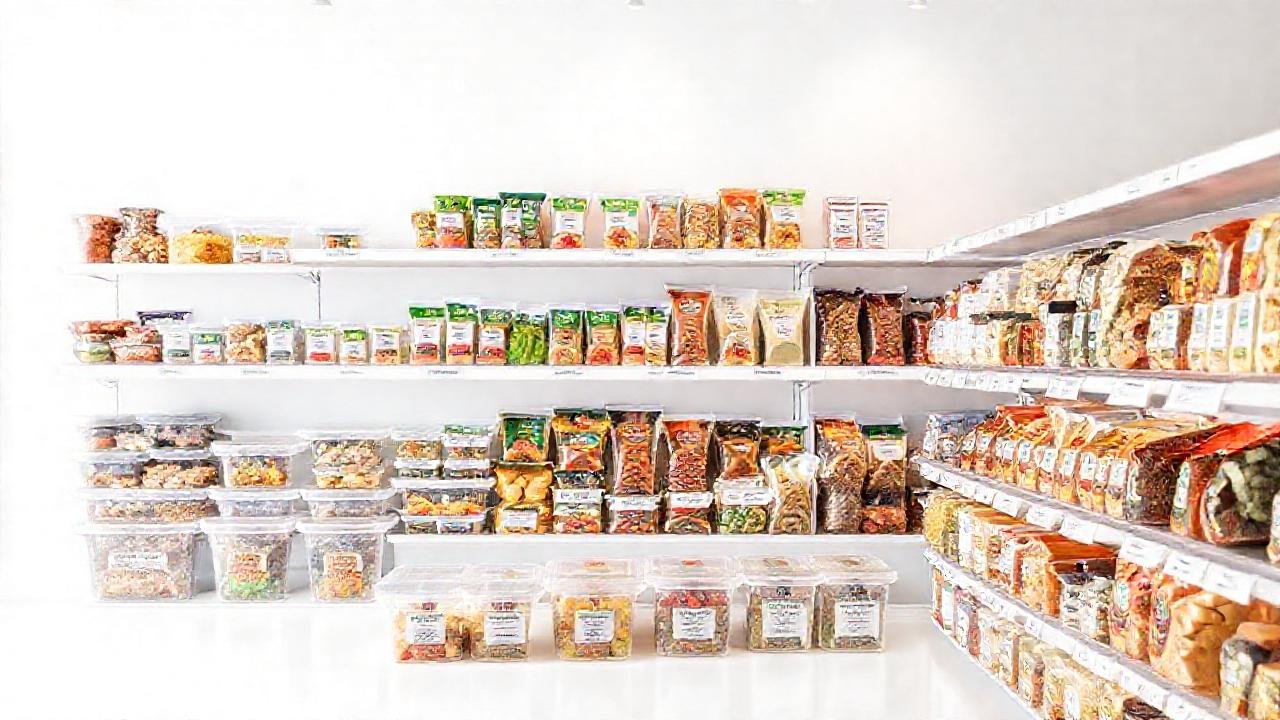 Productos organizados presentan una imagen optimista