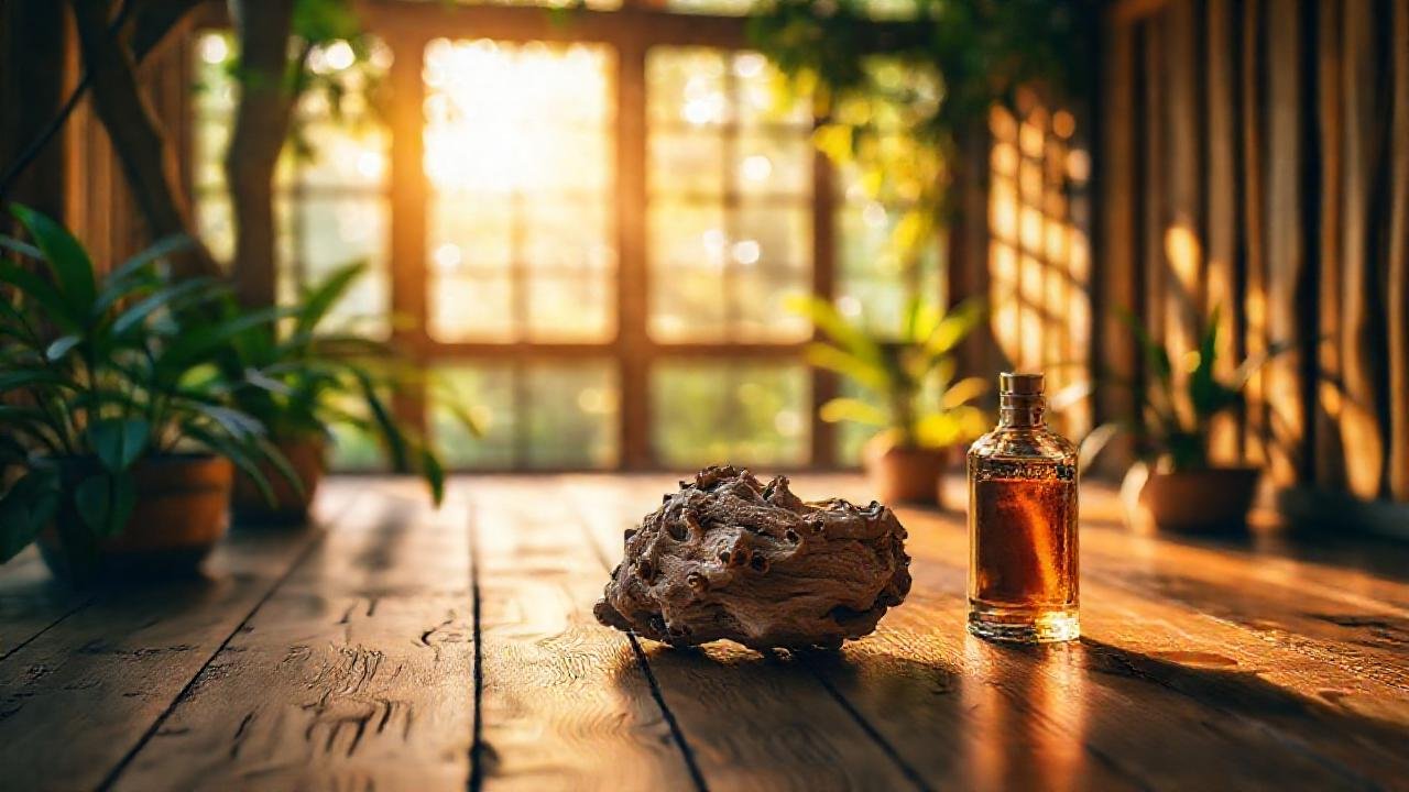 Sándalo antiguo emana calma y fragancia