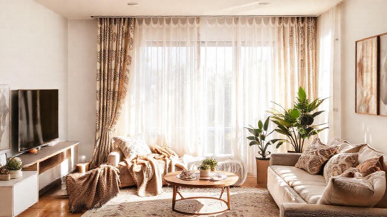 Un salón acogedor con luz cálida