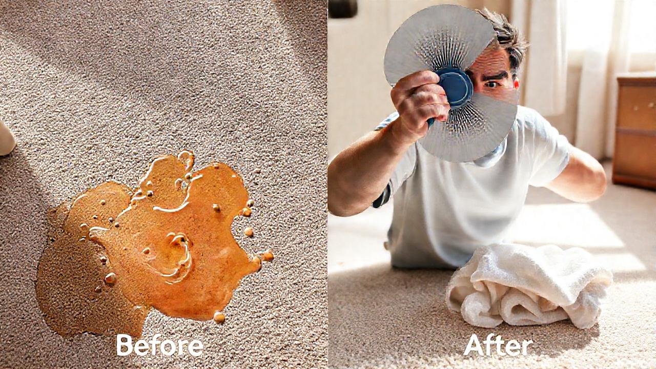 Un piso mojado se limpió con esperanza