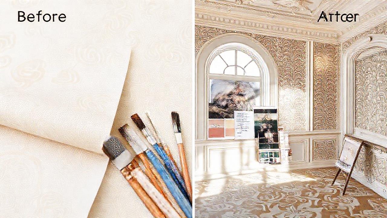 Transformación elegante de paredes texturizadas