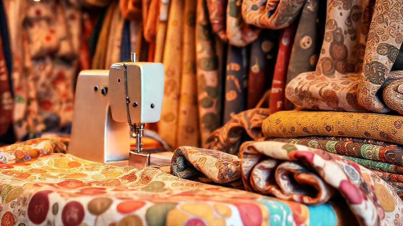 Textiles reciclados crean hogar acogedor y vibrante