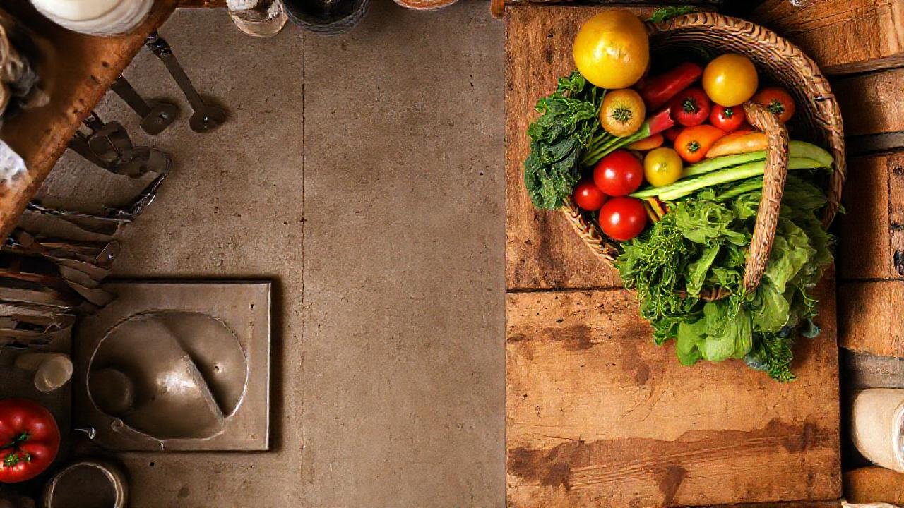 Cocina rústica y acogedora