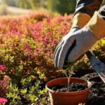 Jardinería vibrante y esperanzadora florece