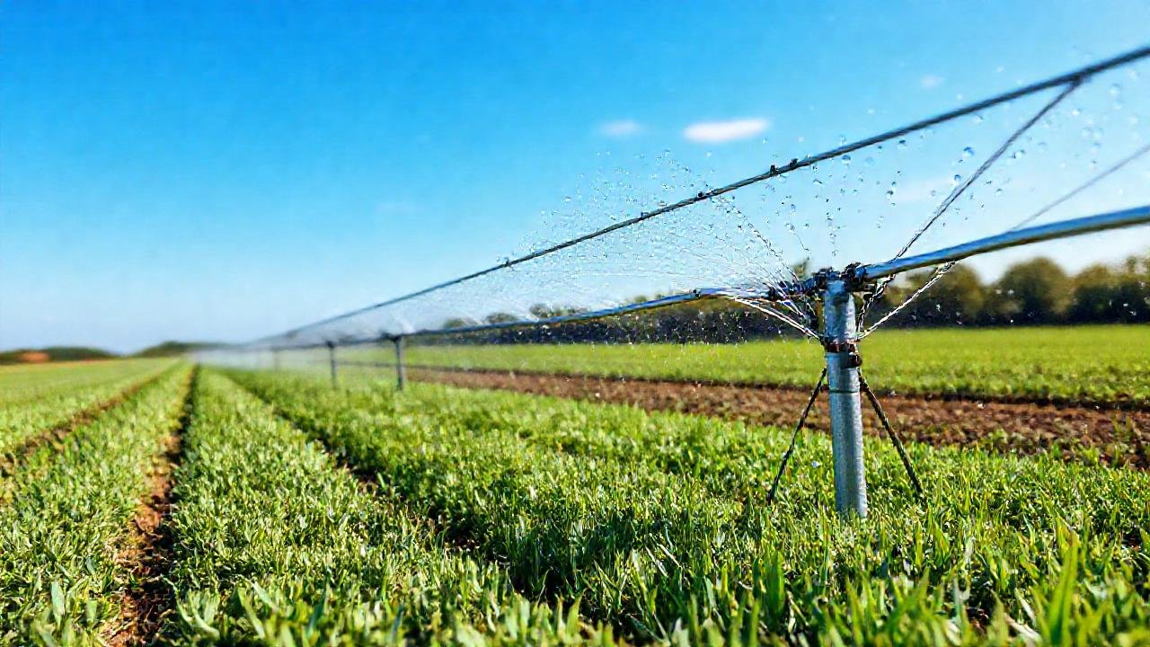 Riego agrícola: sistema claro y eficiente