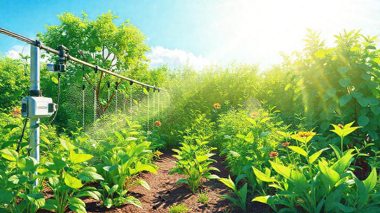 Jardín soleado automatizado