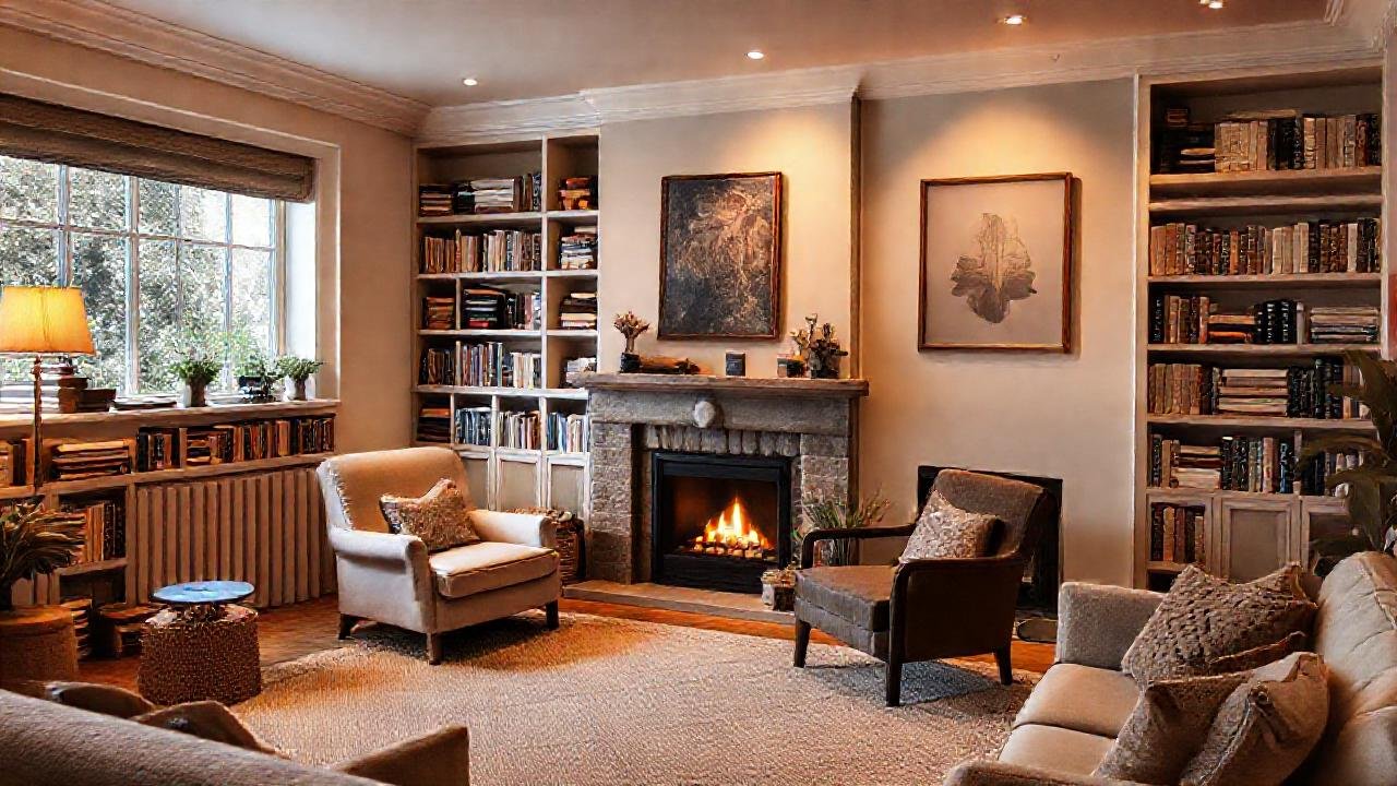 Un salón acogedor y tranquilo