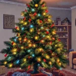 Un árbol de Navidad crea confusión cálida