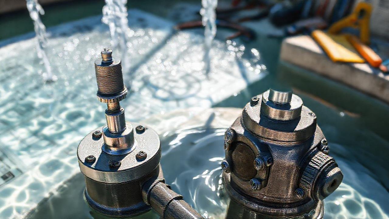 Un sistema de agua técnico y claro