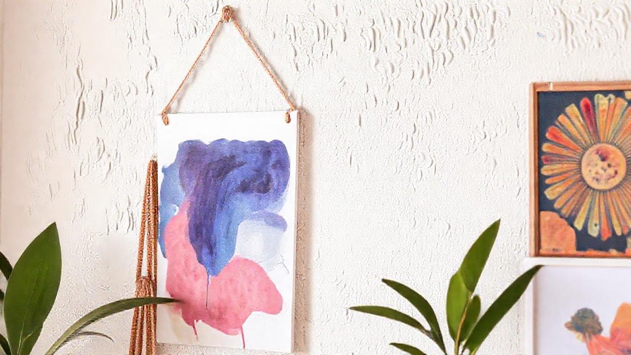 Crea una decoración de pared artesanal