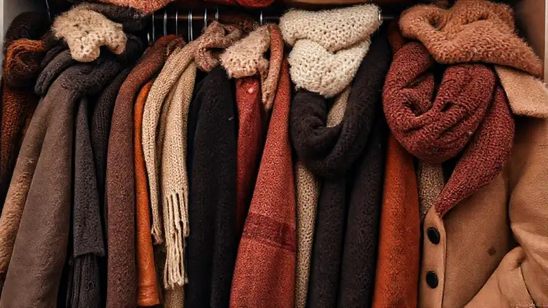 Invierno cálido: ropa acogedora y colorida
