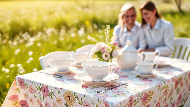 Una cena familiar elegante y serena
