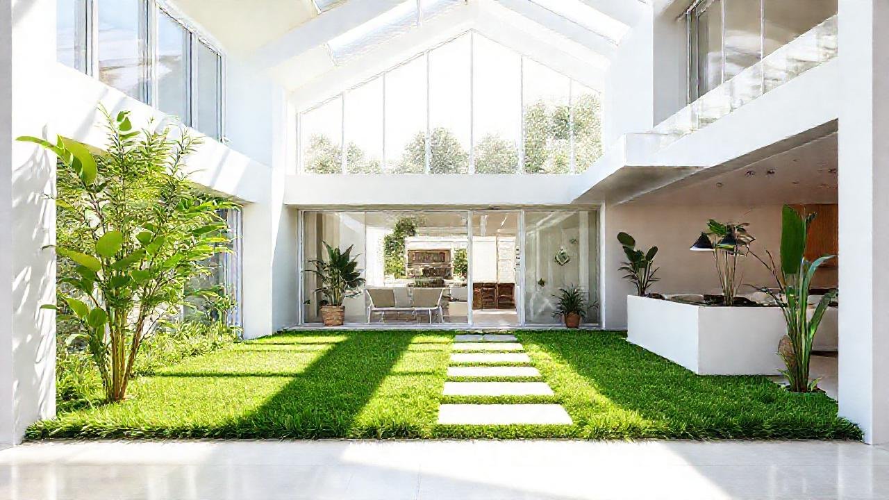 Casa moderna, sostenible y atractiva
