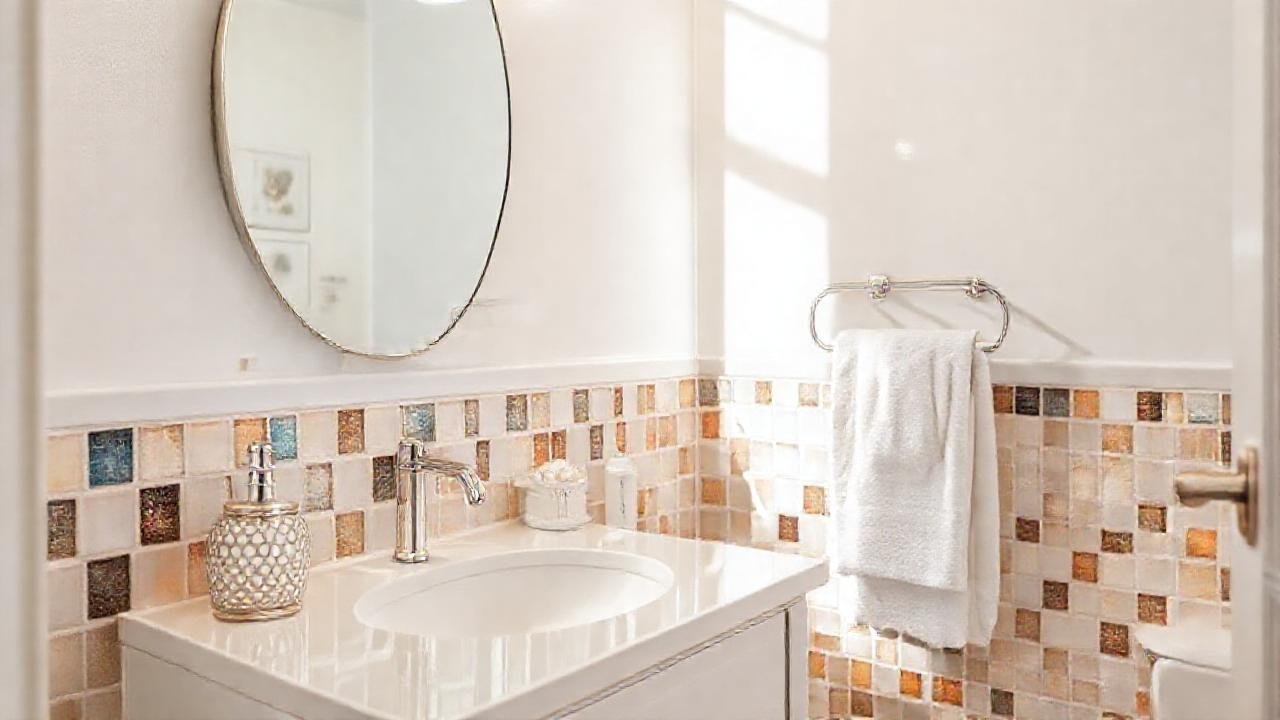 Un baño moderno y elegante