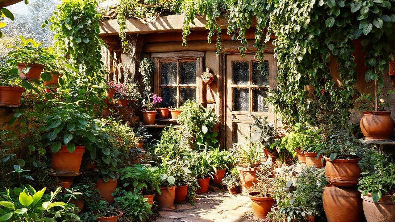 Una cabaña bohemia luminosa y acogedora