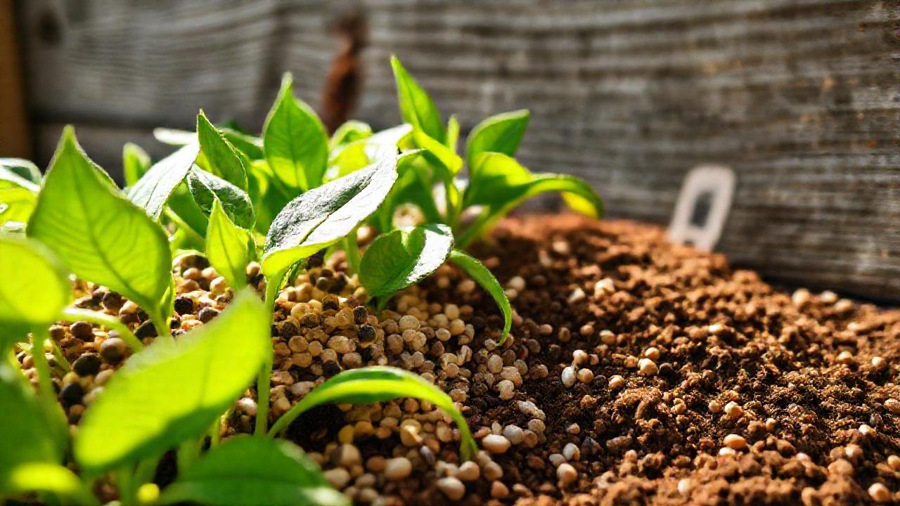 Semillas orgánicas dan crecimiento saludable