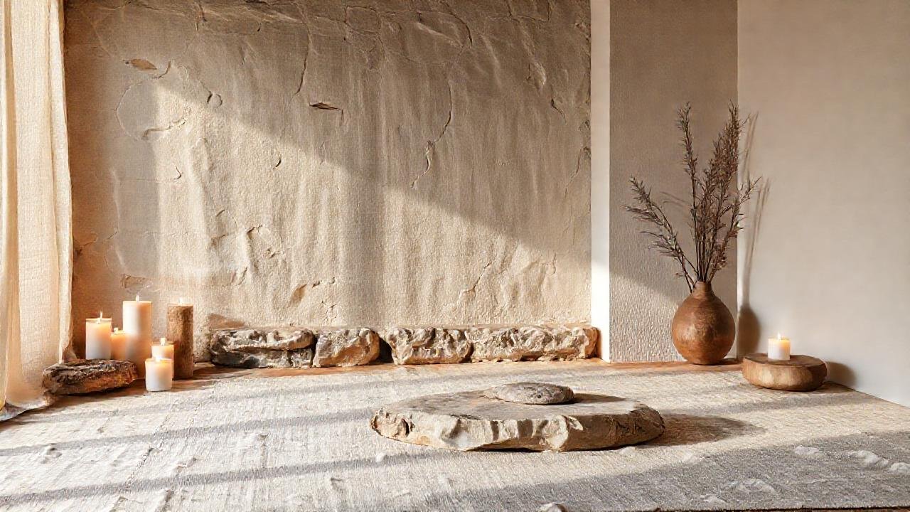 Un espacio zen, tranquilo y minimalista