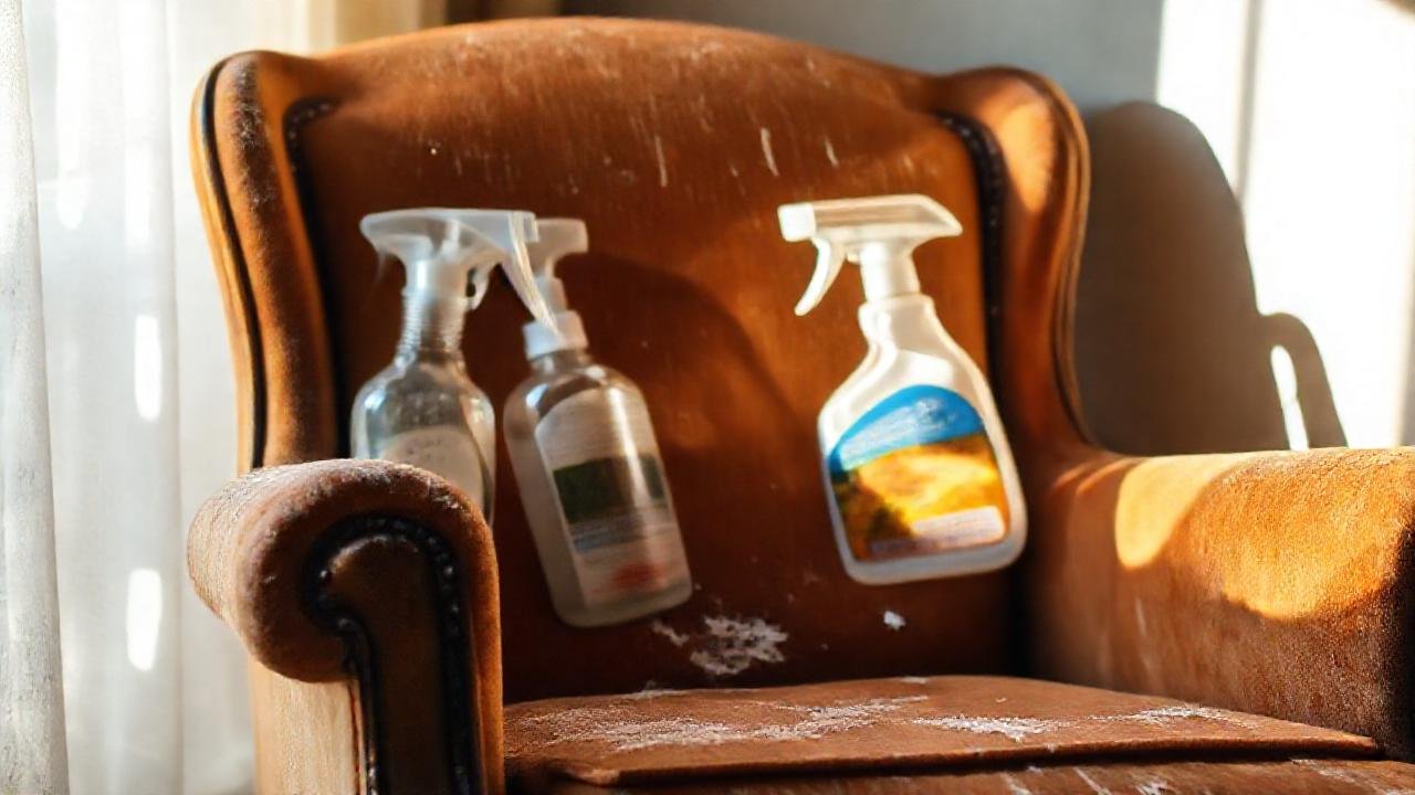 Un sillón vintage, suave y cálido