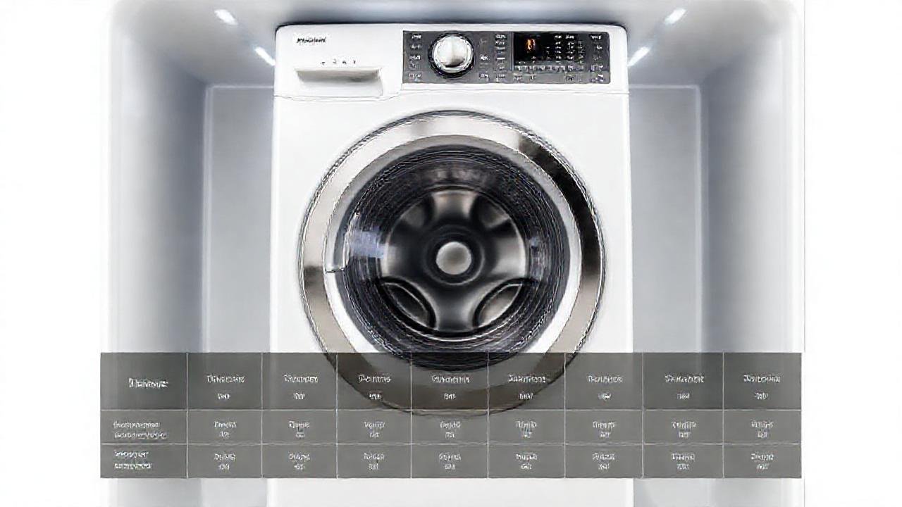 Lavadora ergonómica moderna y elegante