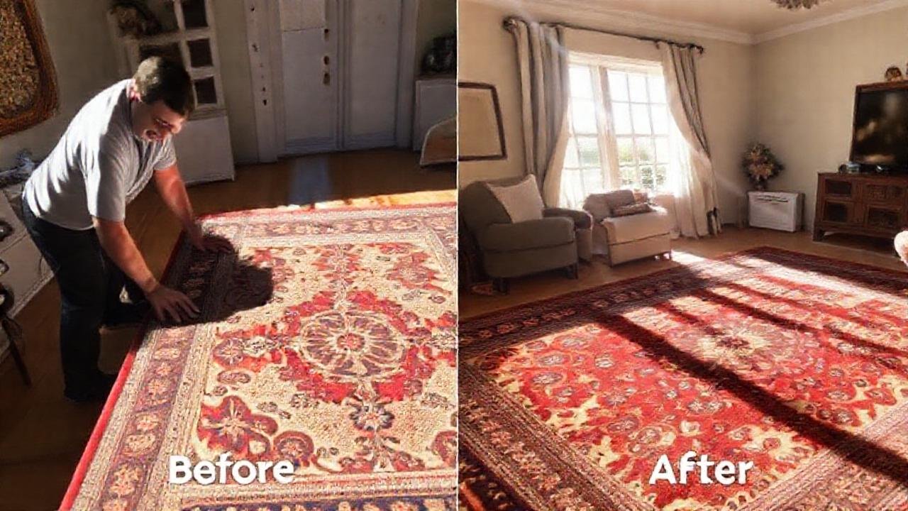 Alfombra persa impecable