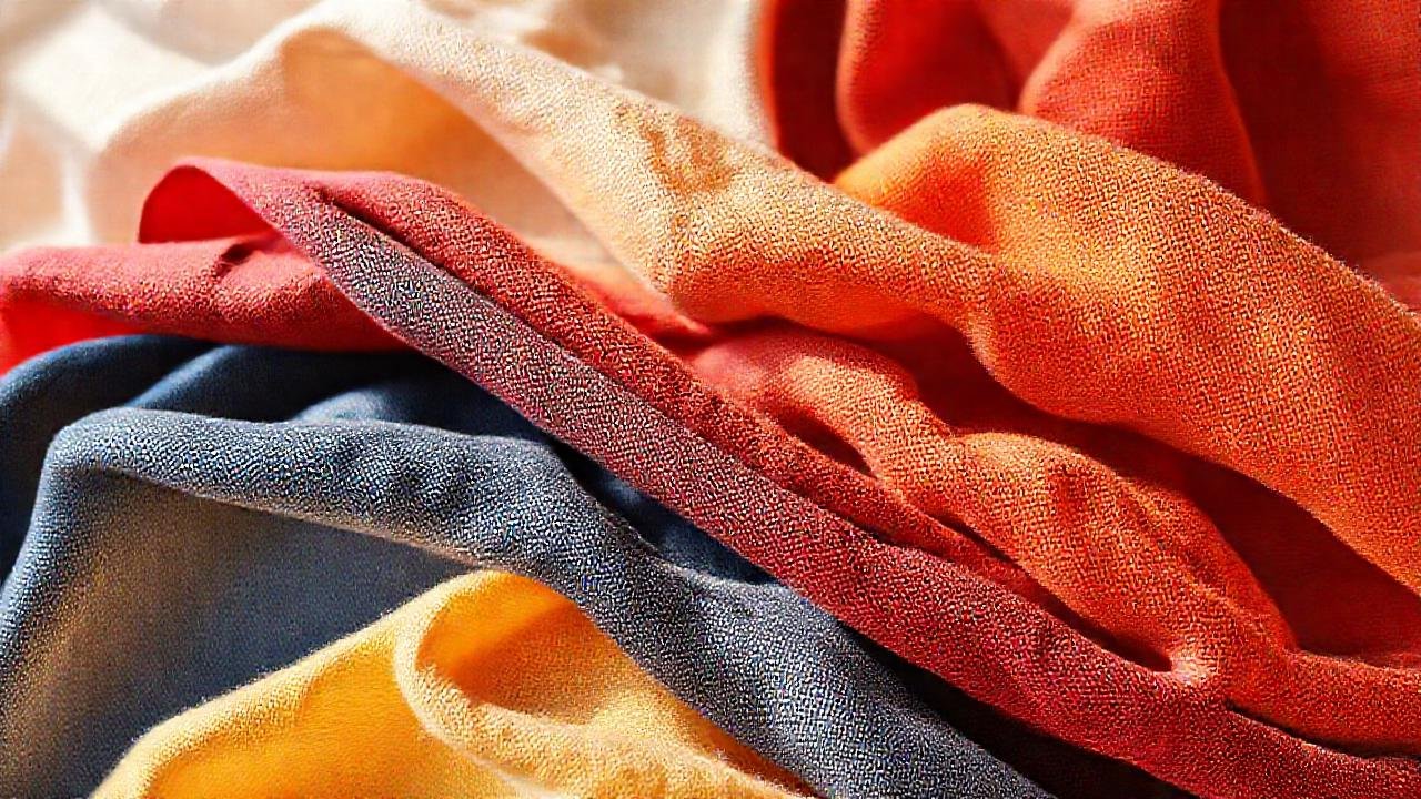 Collage textil vibrante y moderno