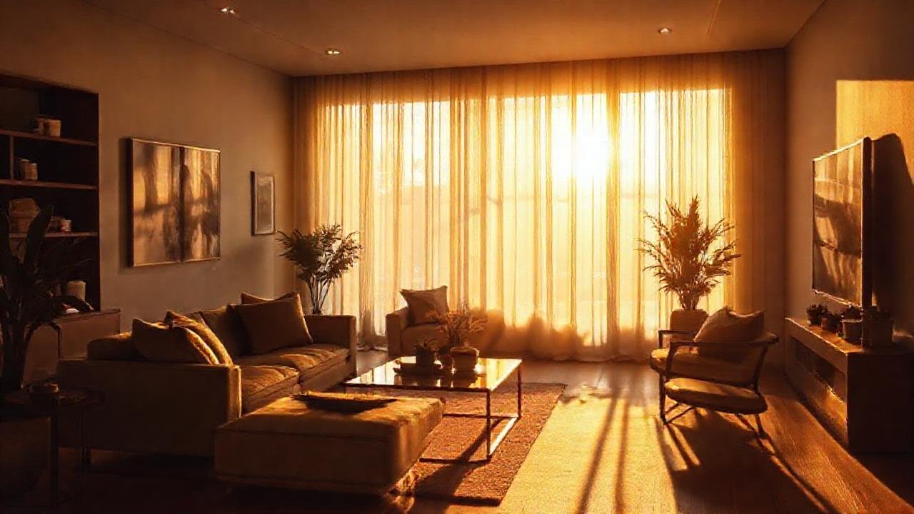 Una sala acogedora, luminosa y serena