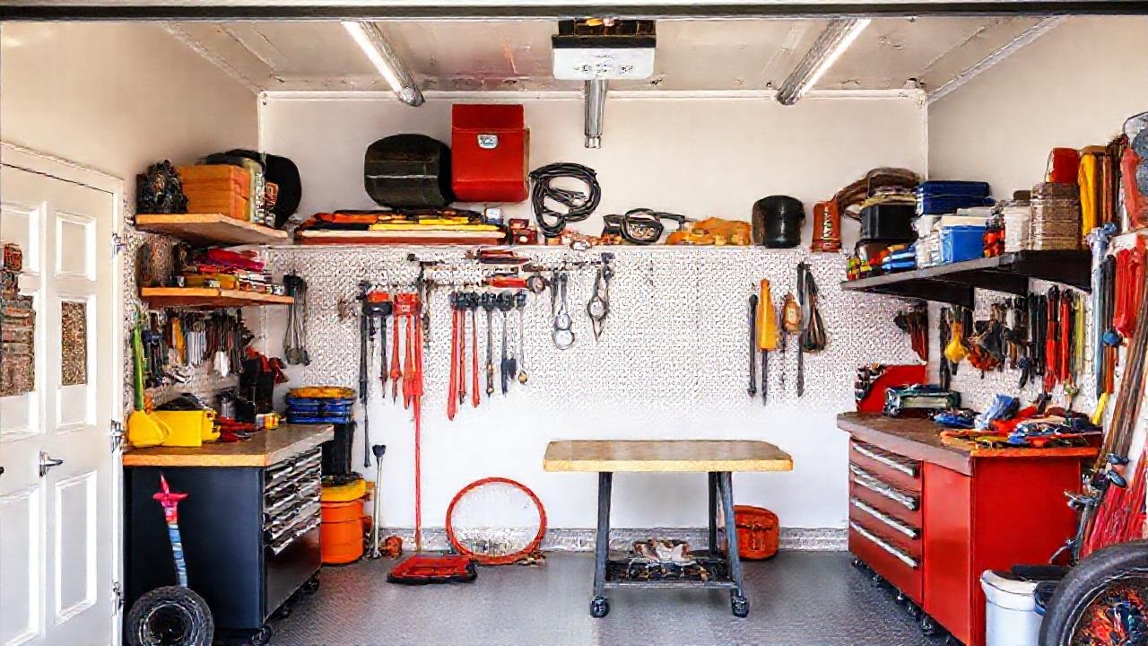 Un garaje ordenado y luminoso inspira