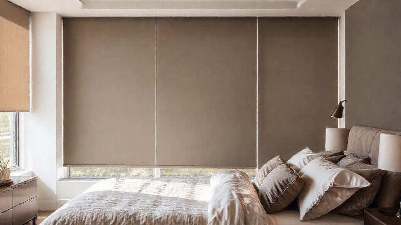 Un dormitorio lujoso y sereno