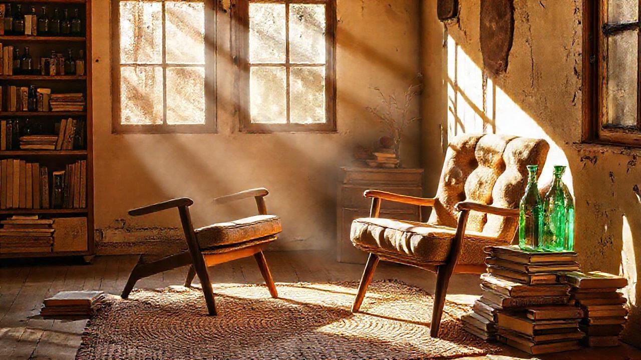 Un rincón acogedor y vintage cálido