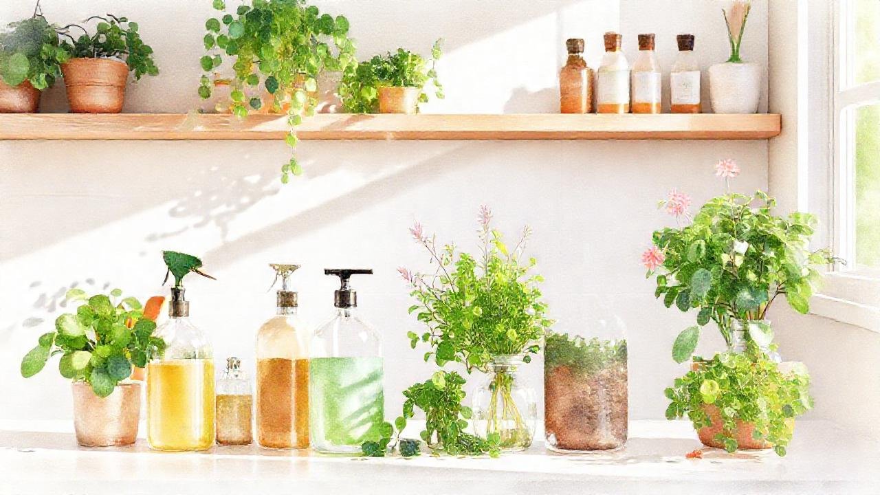 Limpieza natural y serenidad vegetal