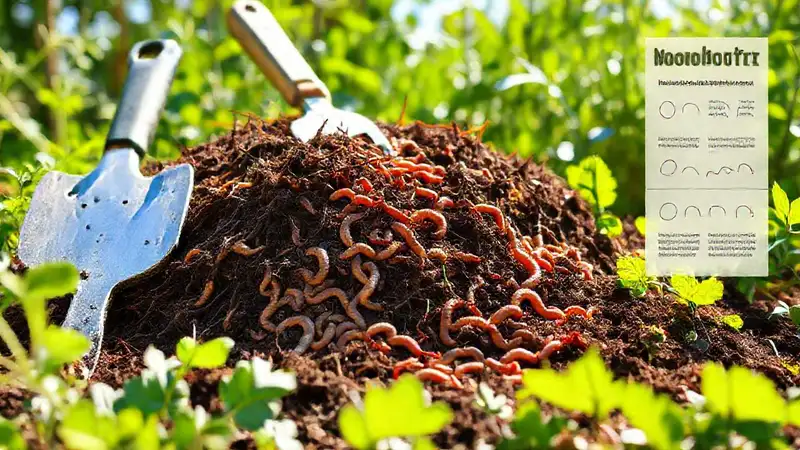 Compostación crea un jardín exuberante