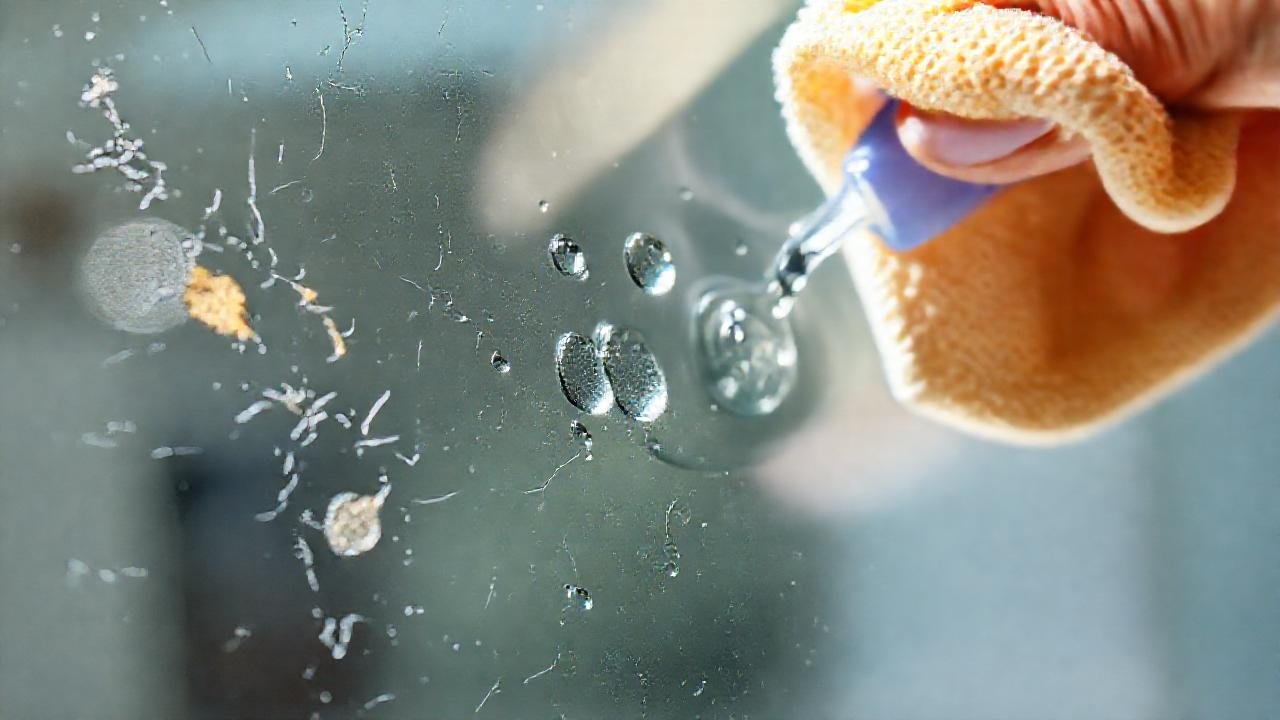 Limpieza profesional de cristal brillante