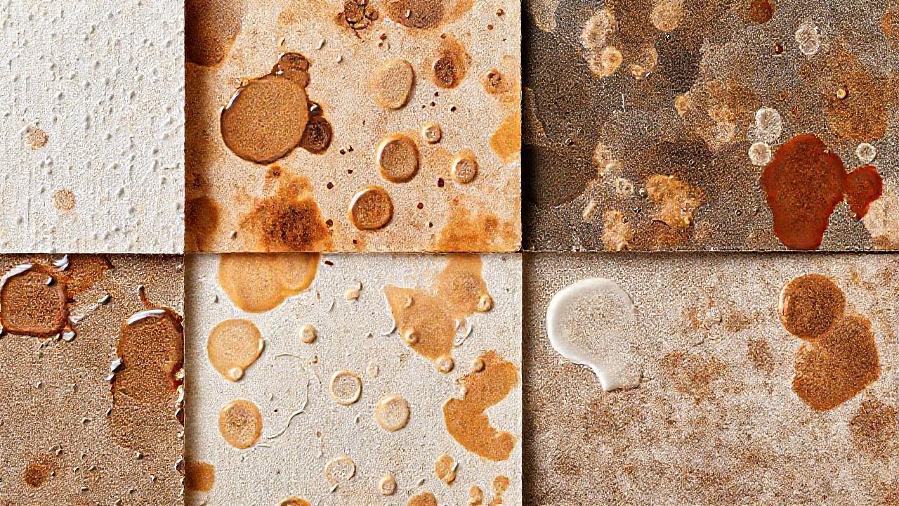 Muestras de texturas decorativas y materiales