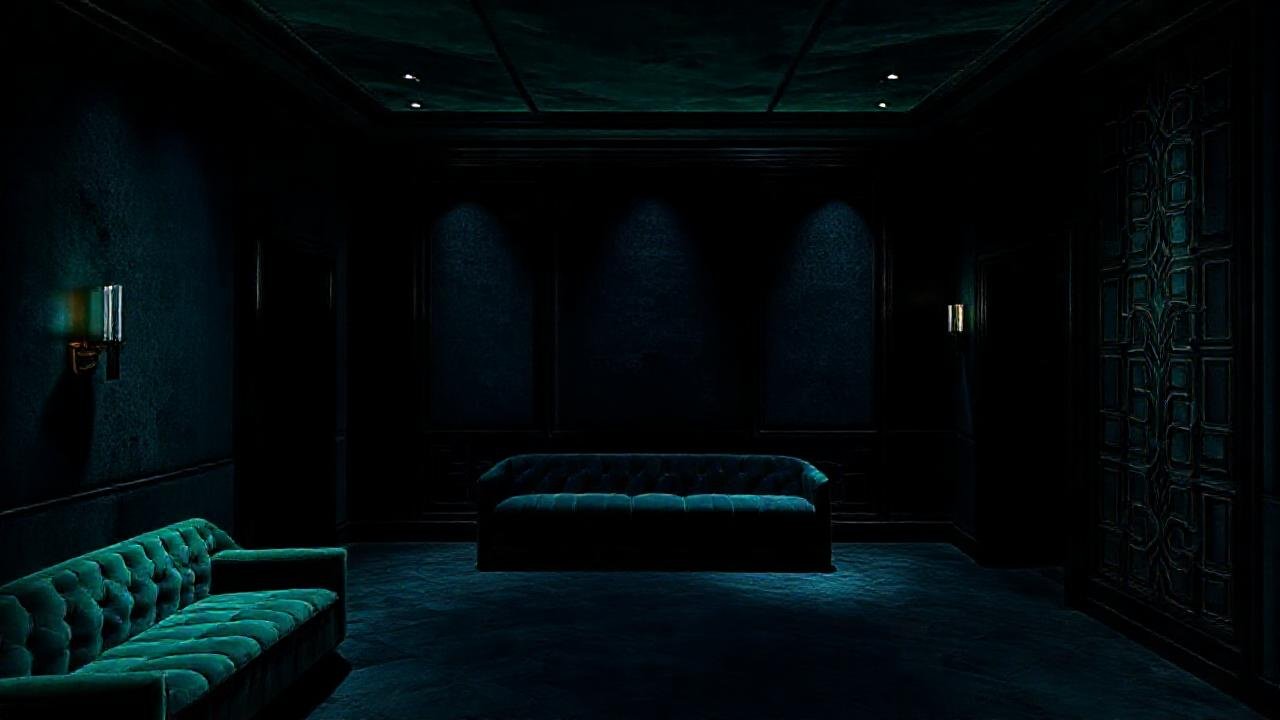 Un ambiente lujoso y sofisticado en azul