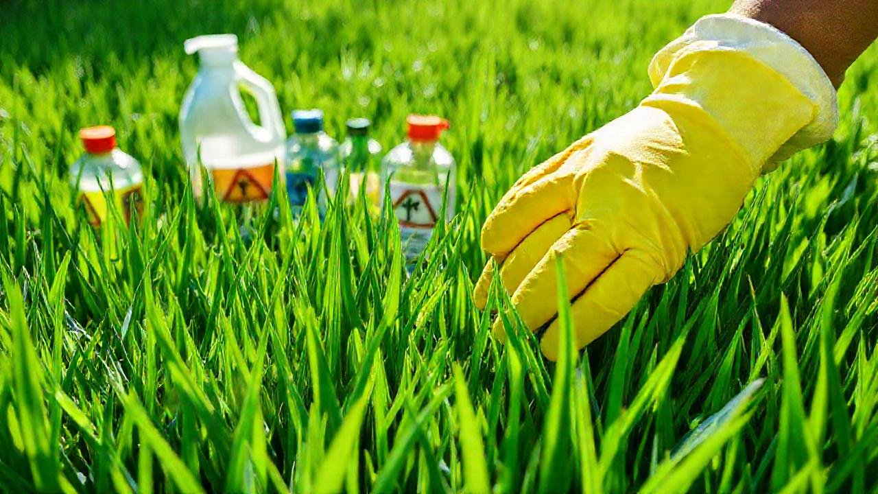 Cuidado: césped, químicos y preocupación